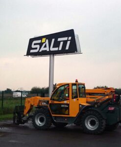 Totem mât enseigne salti