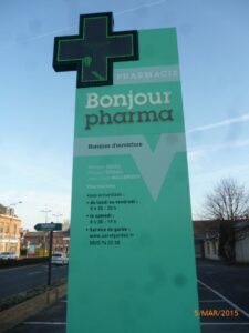 Totem de pharmacie