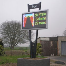 Panneau d'affichage led communal