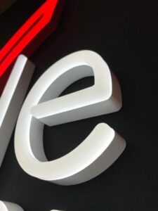Lettre néon led